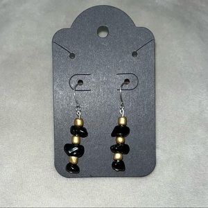 Black and gold Earrings